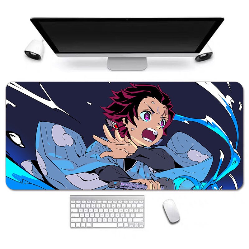 Anime Desk Mat, Long Desk Mats, Aesthetic Gaming Mousepad, Christmas Birthday Gift Idea, Anime Game Mats, Gaming Mousepad