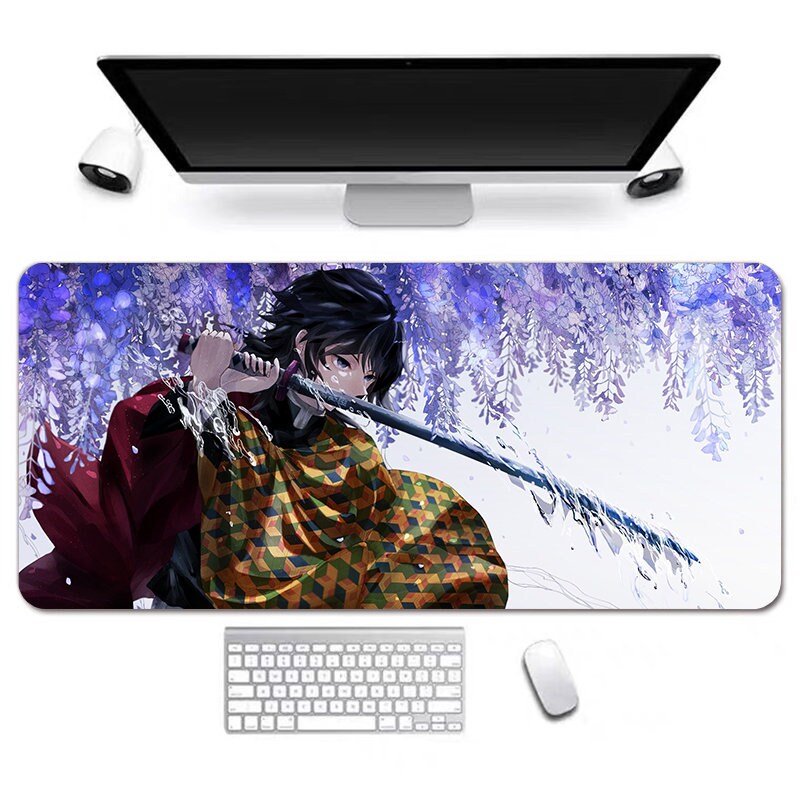 Anime Desk Mat, Long Desk Mats, Aesthetic Gaming Mousepad, Christmas Birthday Gift Idea, Anime Game Mats, Gaming Mousepad