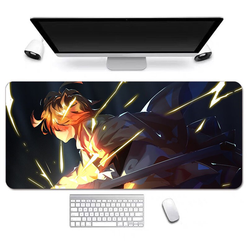 Anime Desk Mat, Long Desk Mats, Aesthetic Gaming Mousepad, Christmas Birthday Gift Idea, Anime Game Mats, Gaming Mousepad