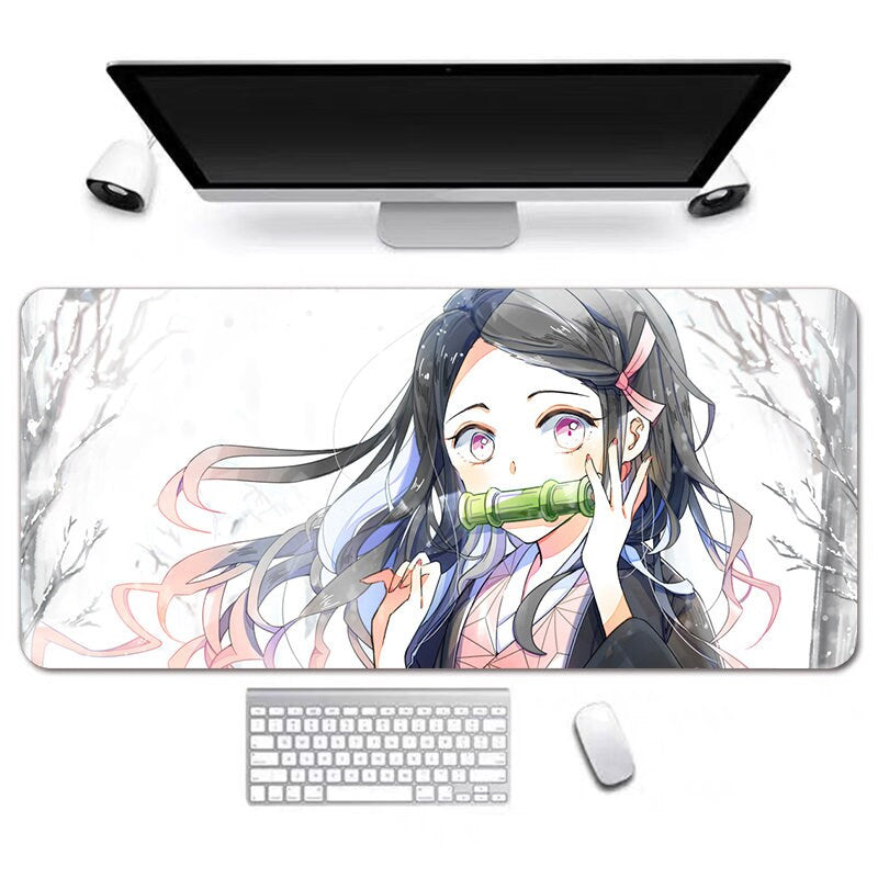 Anime Desk Mat, Long Desk Mats, Aesthetic Gaming Mousepad, Christmas Birthday Gift Idea, Anime Game Mats, Gaming Mousepad
