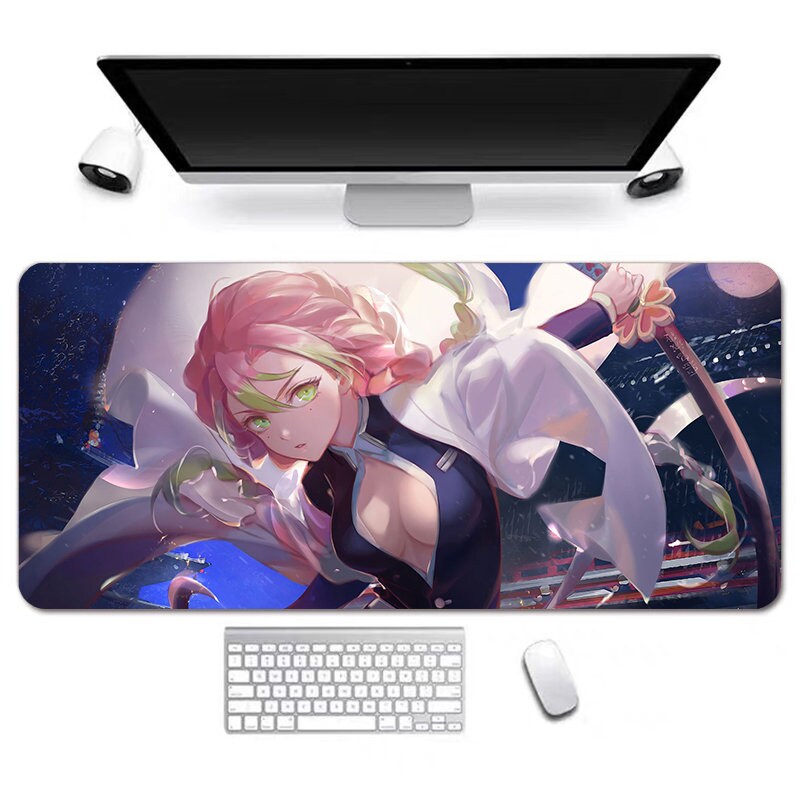 Anime Desk Mat, Long Desk Mats, Aesthetic Gaming Mousepad, Christmas Birthday Gift Idea, Anime Game Mats, Gaming Mousepad