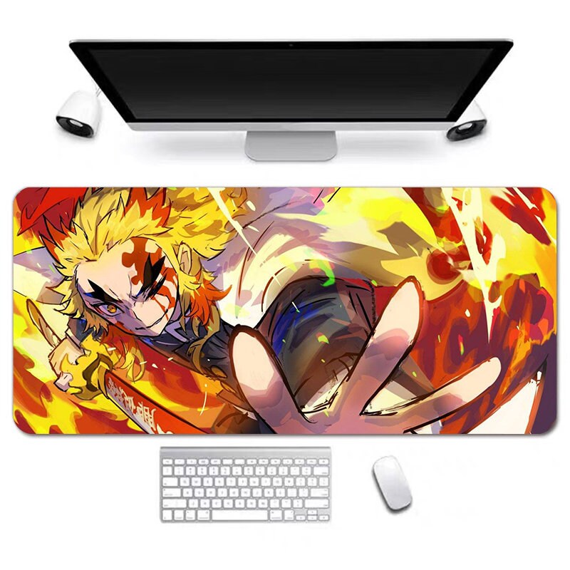 Anime Desk Mat, Long Desk Mats, Aesthetic Gaming Mousepad, Christmas Birthday Gift Idea, Anime Game Mats, Gaming Mousepad