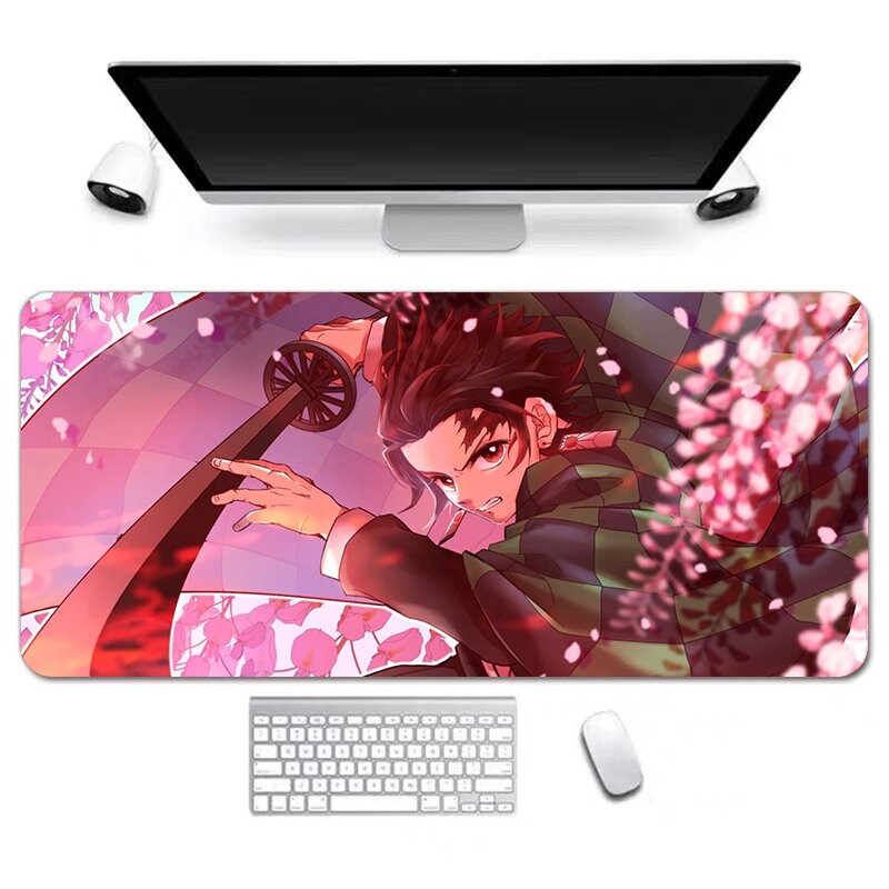Anime Desk Mat, Long Desk Mats, Aesthetic Gaming Mousepad, Christmas Birthday Gift Idea, Anime Game Mats, Gaming Mousepad