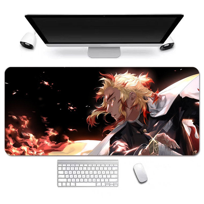 Anime Desk Mat, Long Desk Mats, Aesthetic Gaming Mousepad, Christmas Birthday Gift Idea, Anime Game Mats, Gaming Mousepad