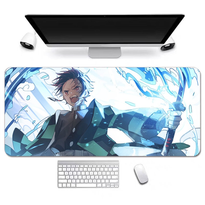 Anime Desk Mat, Long Desk Mats, Aesthetic Gaming Mousepad, Christmas Birthday Gift Idea, Anime Game Mats, Gaming Mousepad