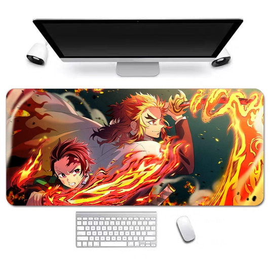 Anime Desk Mat, Long Desk Mats, Aesthetic Gaming Mousepad, Christmas Birthday Gift Idea, Anime Game Mats, Gaming Mousepad