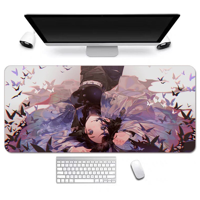 Anime Desk Mat, Long Desk Mats, Aesthetic Gaming Mousepad, Christmas Birthday Gift Idea, Anime Game Mats, Gaming Mousepad
