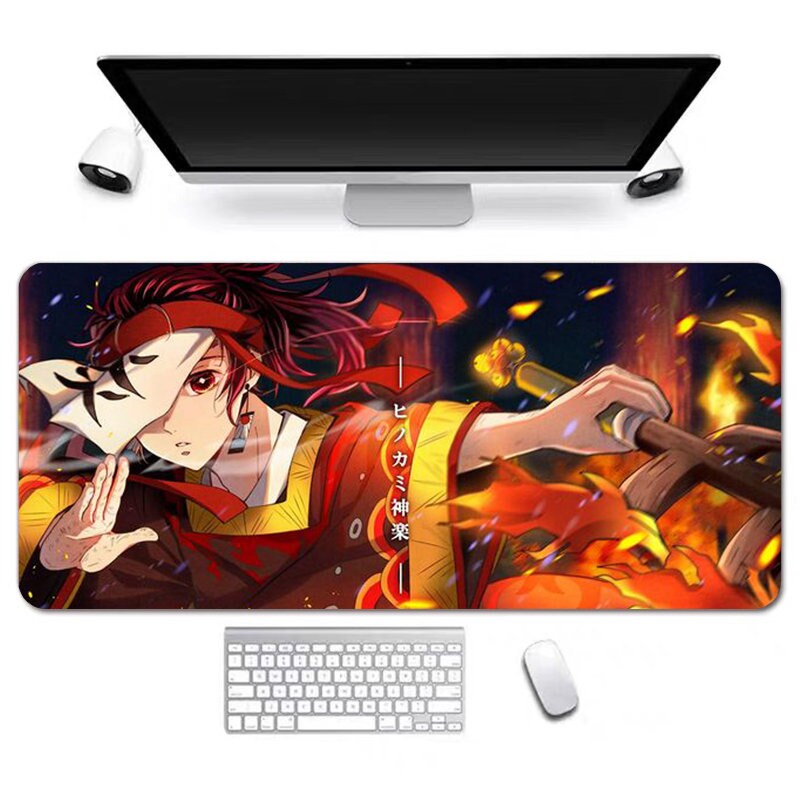 Anime Desk Mat, Long Desk Mats, Aesthetic Gaming Mousepad, Christmas Birthday Gift Idea, Anime Game Mats, Gaming Mousepad