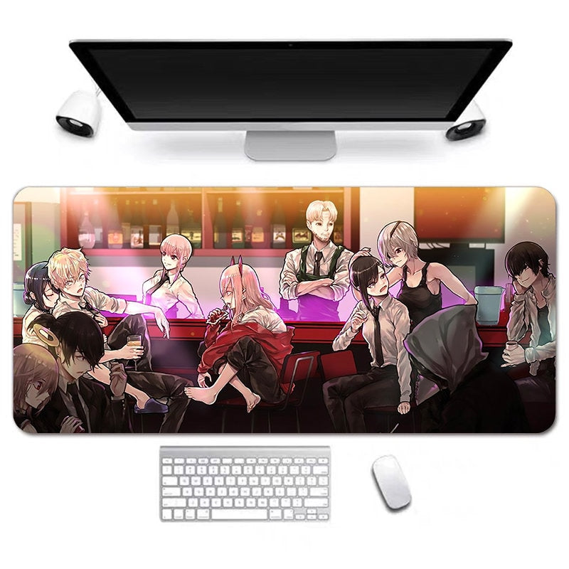 Anime Desk Mat, Long Desk Mats, Aesthetic Gaming Mousepad, Christmas Birthday Gift Idea, Anime Game Mats, Gaming Mousepad