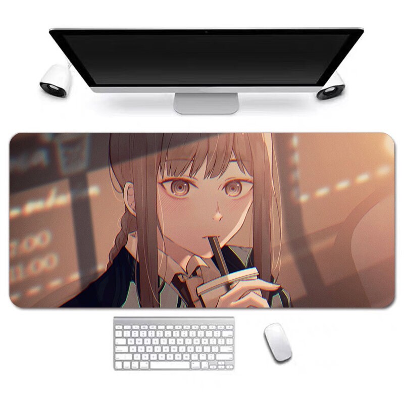 Anime Desk Mat, Long Desk Mats, Aesthetic Gaming Mousepad, Christmas Birthday Gift Idea, Anime Game Mats, Gaming Mousepad