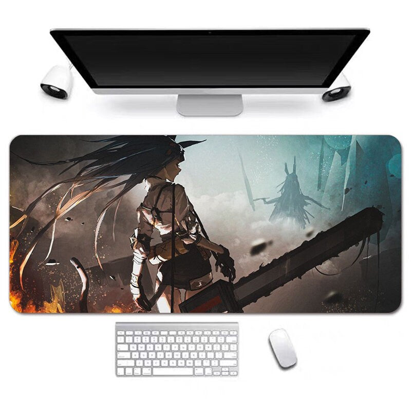 Anime Desk Mat, Long Desk Mats, Aesthetic Gaming Mousepad, Christmas Birthday Gift Idea, Anime Game Mats, Gaming Mousepad