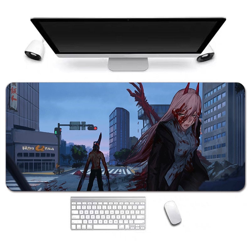 Anime Desk Mat, Long Desk Mats, Aesthetic Gaming Mousepad, Christmas Birthday Gift Idea, Anime Game Mats, Gaming Mousepad