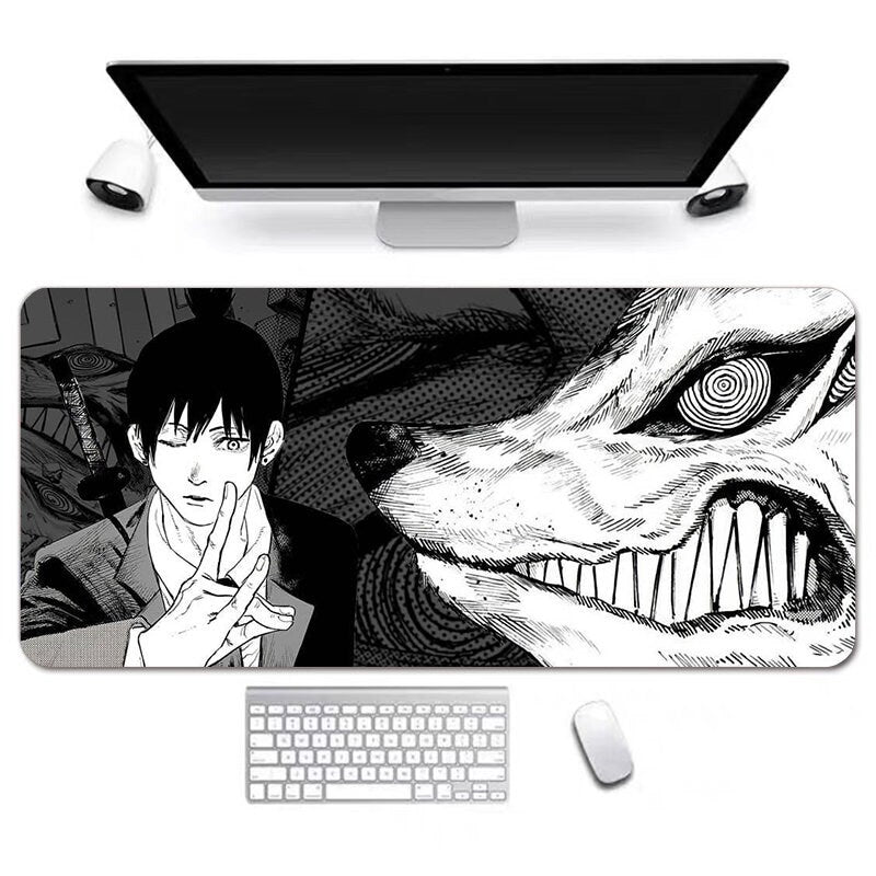 Anime Desk Mat, Long Desk Mats, Aesthetic Gaming Mousepad, Christmas Birthday Gift Idea, Anime Game Mats, Gaming Mousepad
