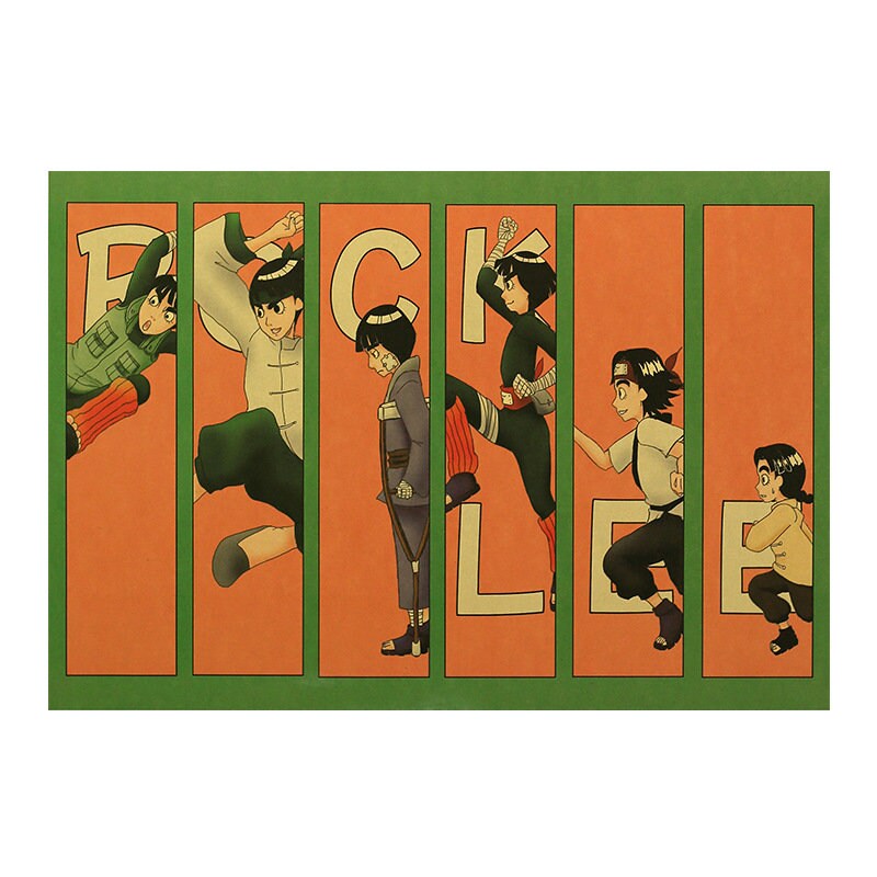 Retro Anime Kraft Paper Poster For Your Home Decor & Nostalgic Collector Lovers Gift