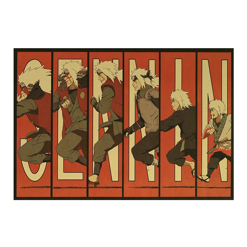Retro Anime Kraft Paper Poster For Your Home Decor & Nostalgic Collector Lovers Gift