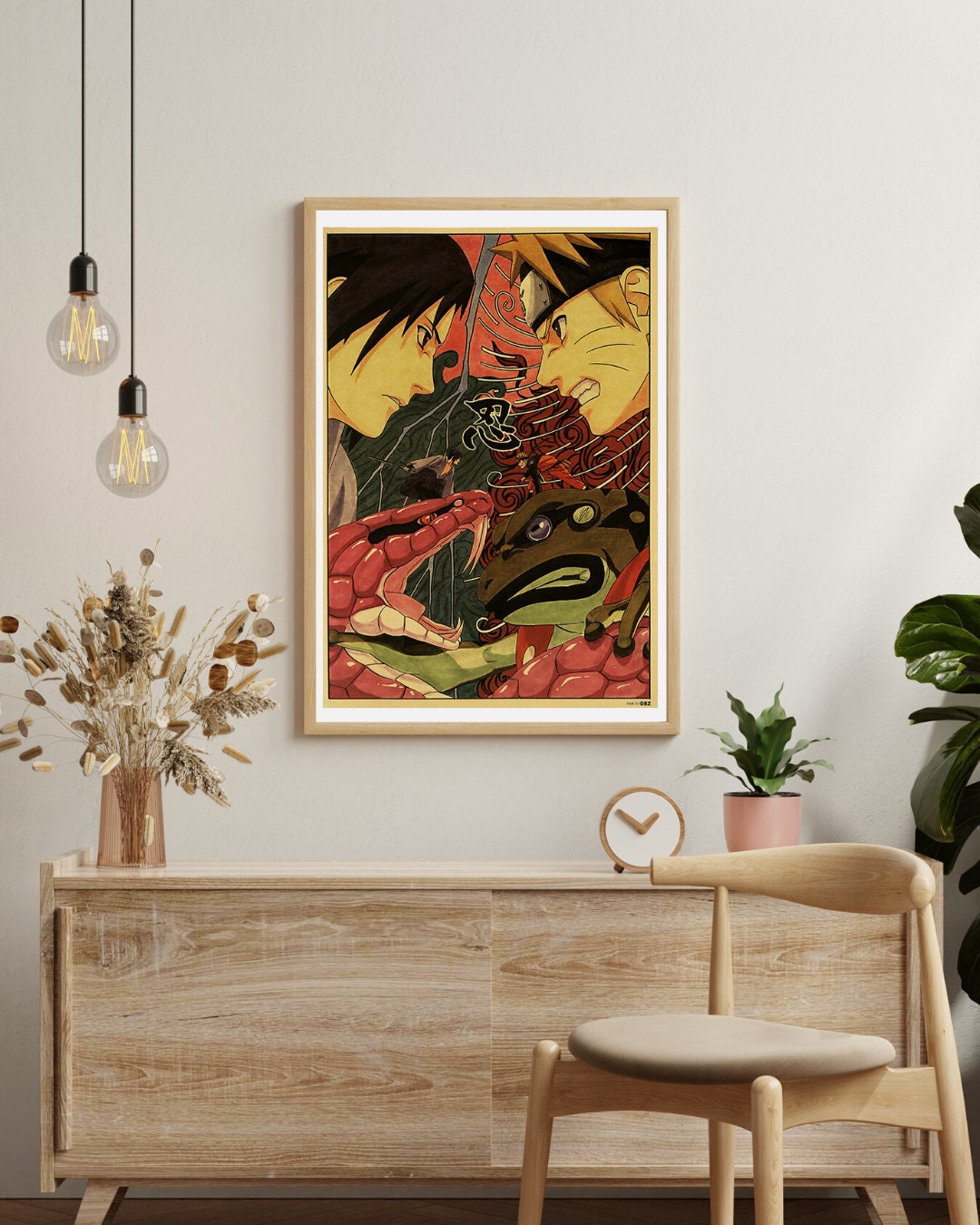 Naruto Retro Anime Kraft Paper Poster For Your Home Decor & Nostalgic Collector Lovers Gift