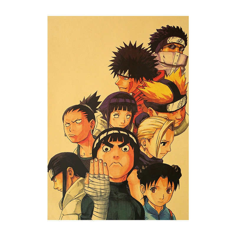 Retro Anime Kraft Paper Poster For Your Home Decor & Nostalgic Collector Lovers Gift