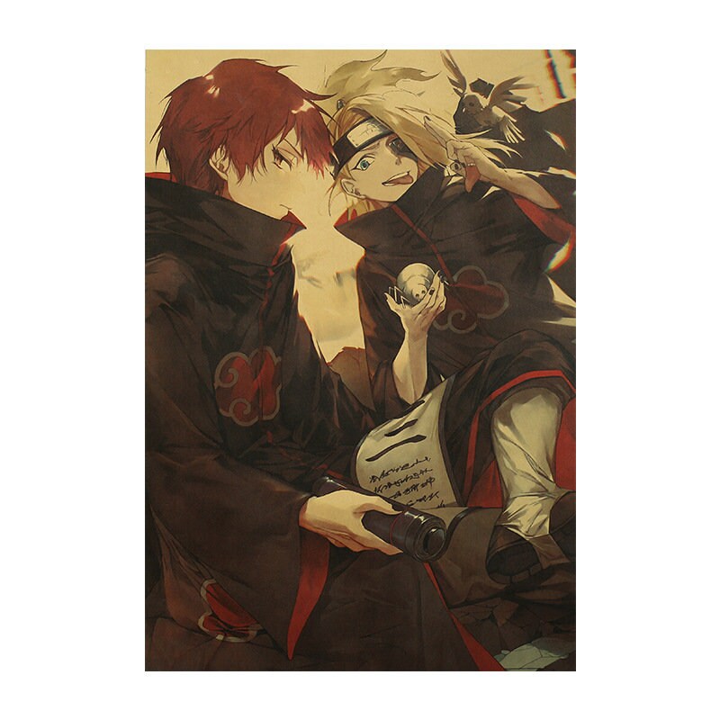 Retro Anime Kraft Paper Poster For Your Home Decor & Nostalgic Collector Lovers Gift