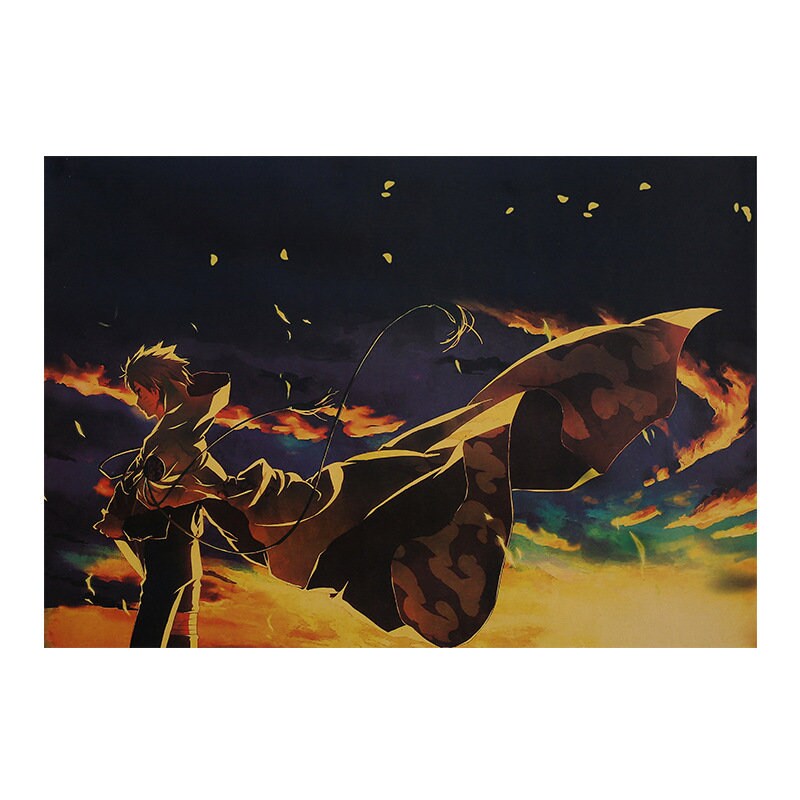 Retro Anime Kraft Paper Poster For Your Home Decor & Nostalgic Collector Lovers Gift
