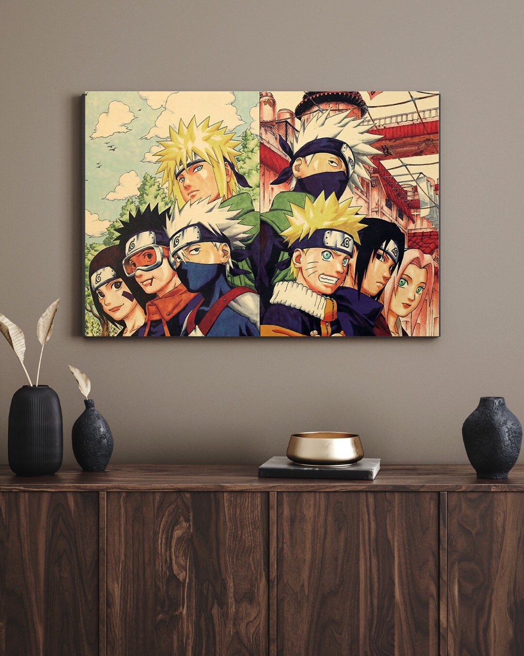 Naruto Retro Anime Kraft Paper Poster For Your Home Decor & Nostalgic Collector Lovers Gift