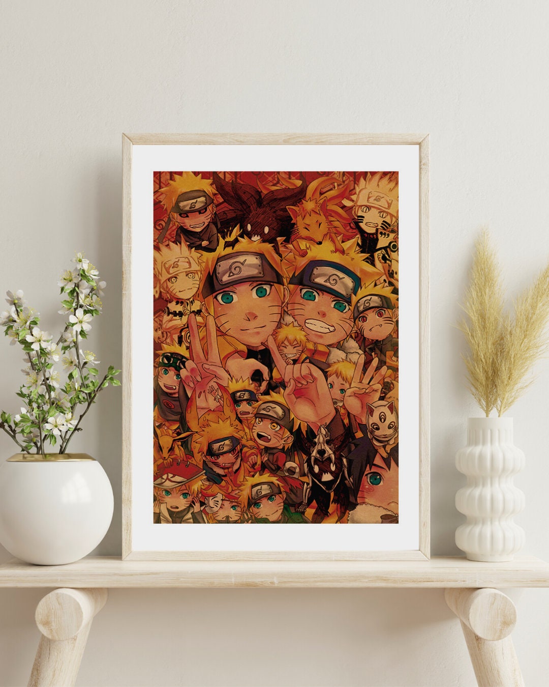 Retro Anime Kraft Paper Poster For Your Home Decor & Nostalgic Collector Lovers Gift