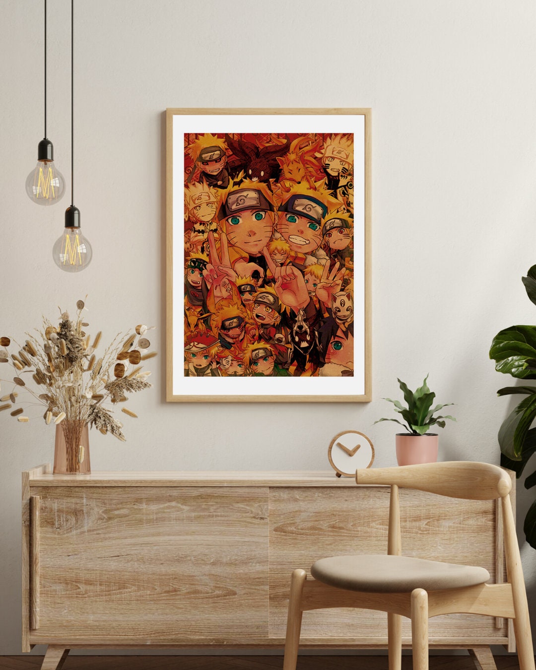 Retro Anime Kraft Paper Poster For Your Home Decor & Nostalgic Collector Lovers Gift