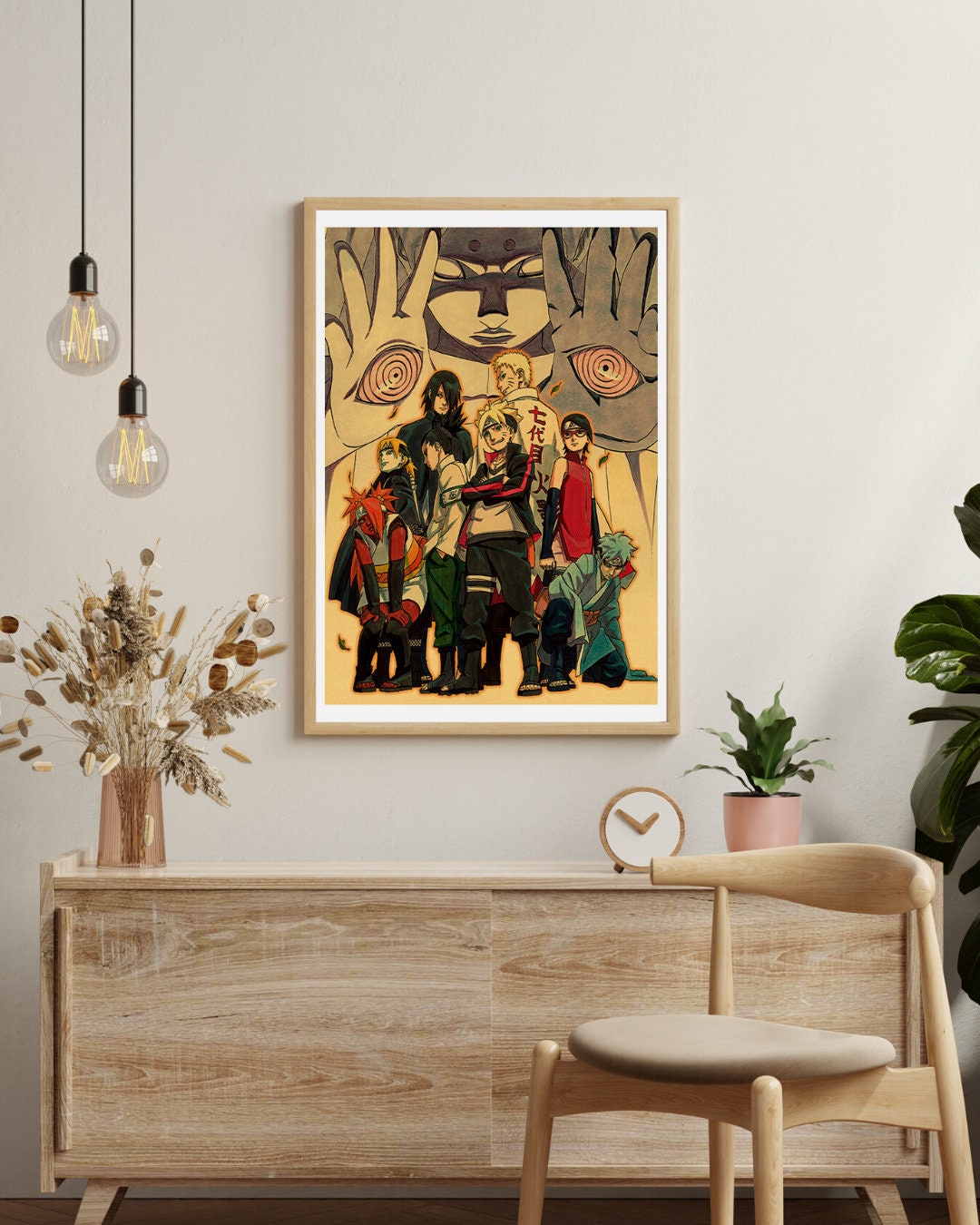 Retro Anime Kraft Paper Poster For Your Home Decor & Nostalgic Collector Lovers Gift