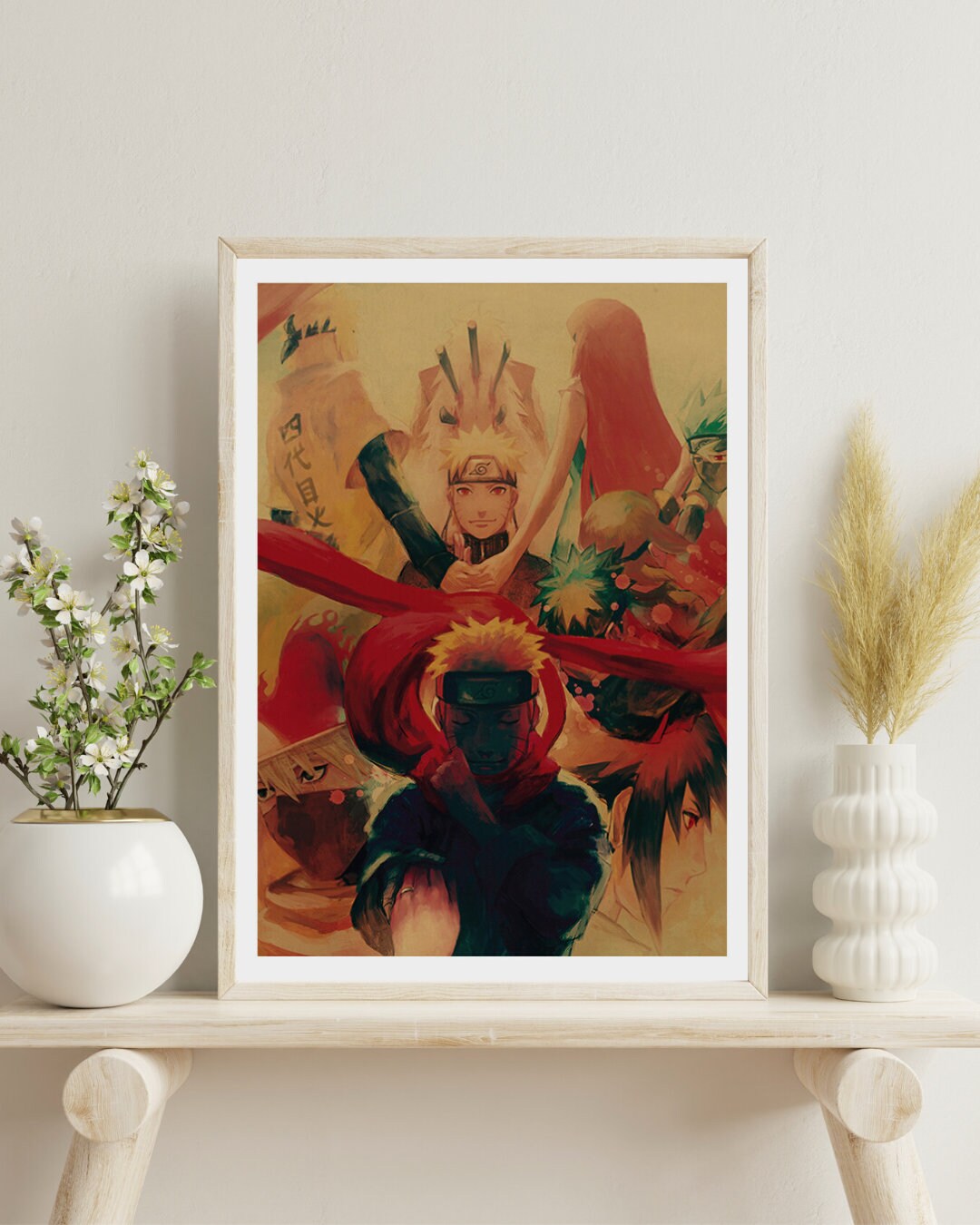 Retro Anime Kraft Paper Poster For Your Home Decor & Nostalgic Collector Lovers Gift