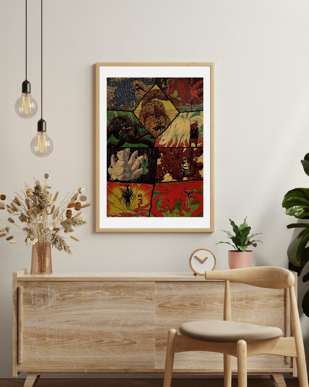 Retro Anime Kraft Paper Poster For Your Home Decor & Nostalgic Collector Lovers Gift