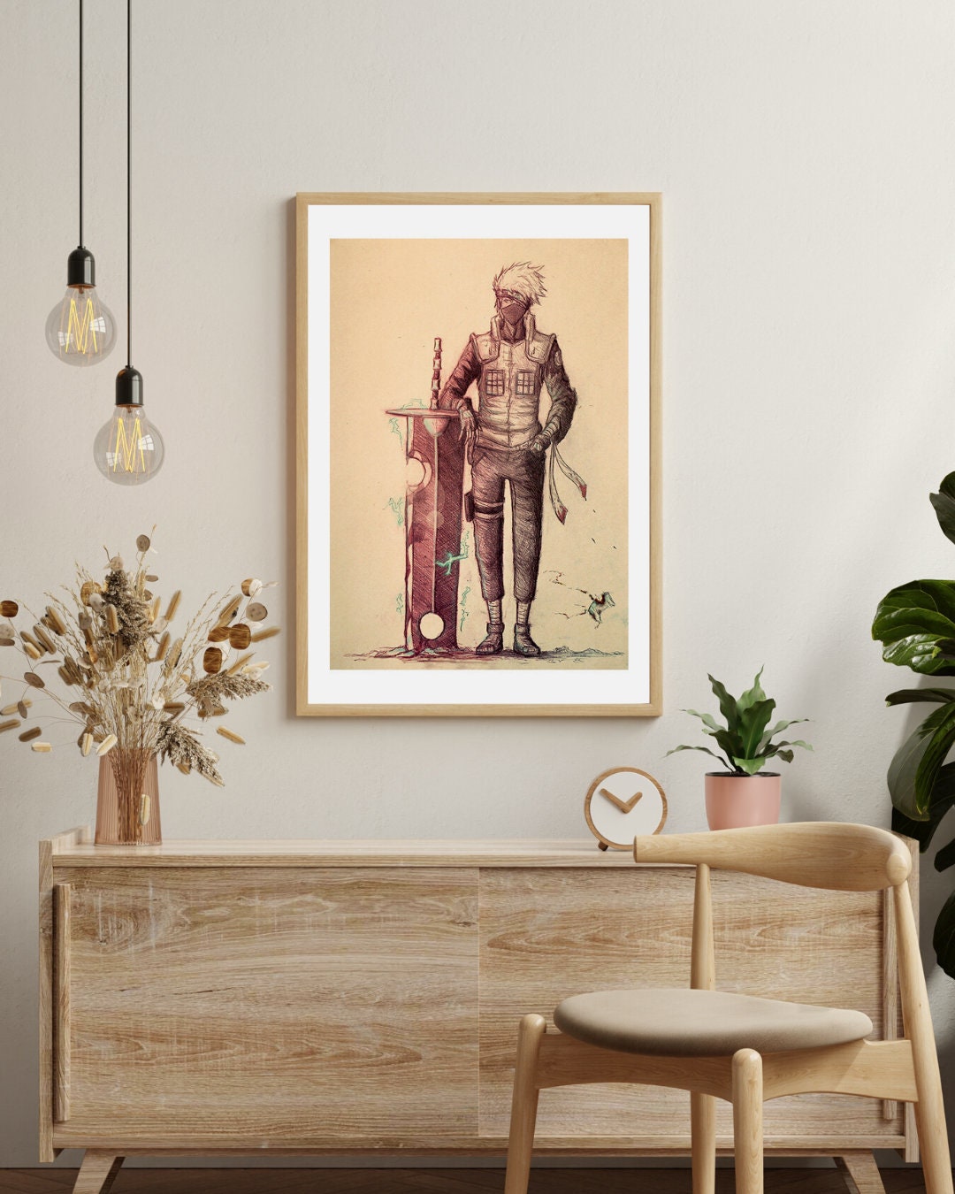 Naruto Retro Anime Kraft Paper Poster For Your Home Decor & Nostalgic Collector Lovers Gift