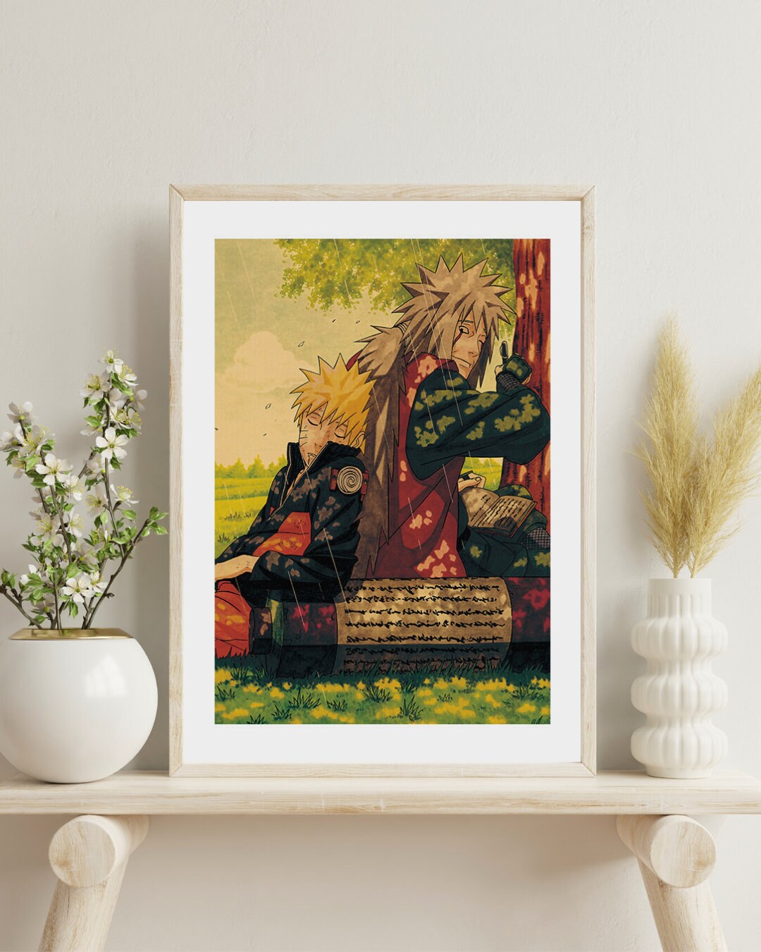 Naruto Retro Anime Kraft Paper Poster For Your Home Decor & Nostalgic Collector Lovers Gift