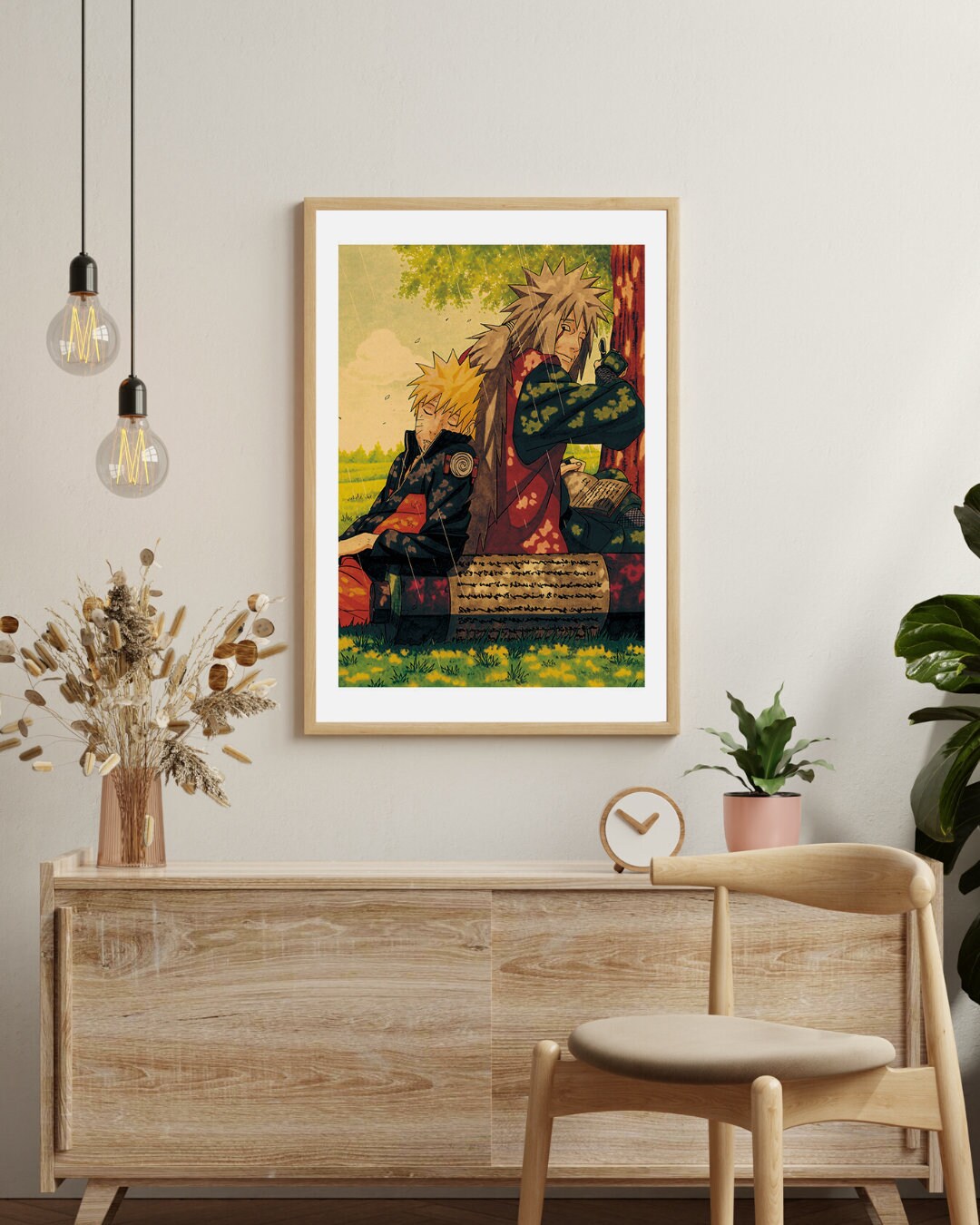 Naruto Retro Anime Kraft Paper Poster For Your Home Decor & Nostalgic Collector Lovers Gift