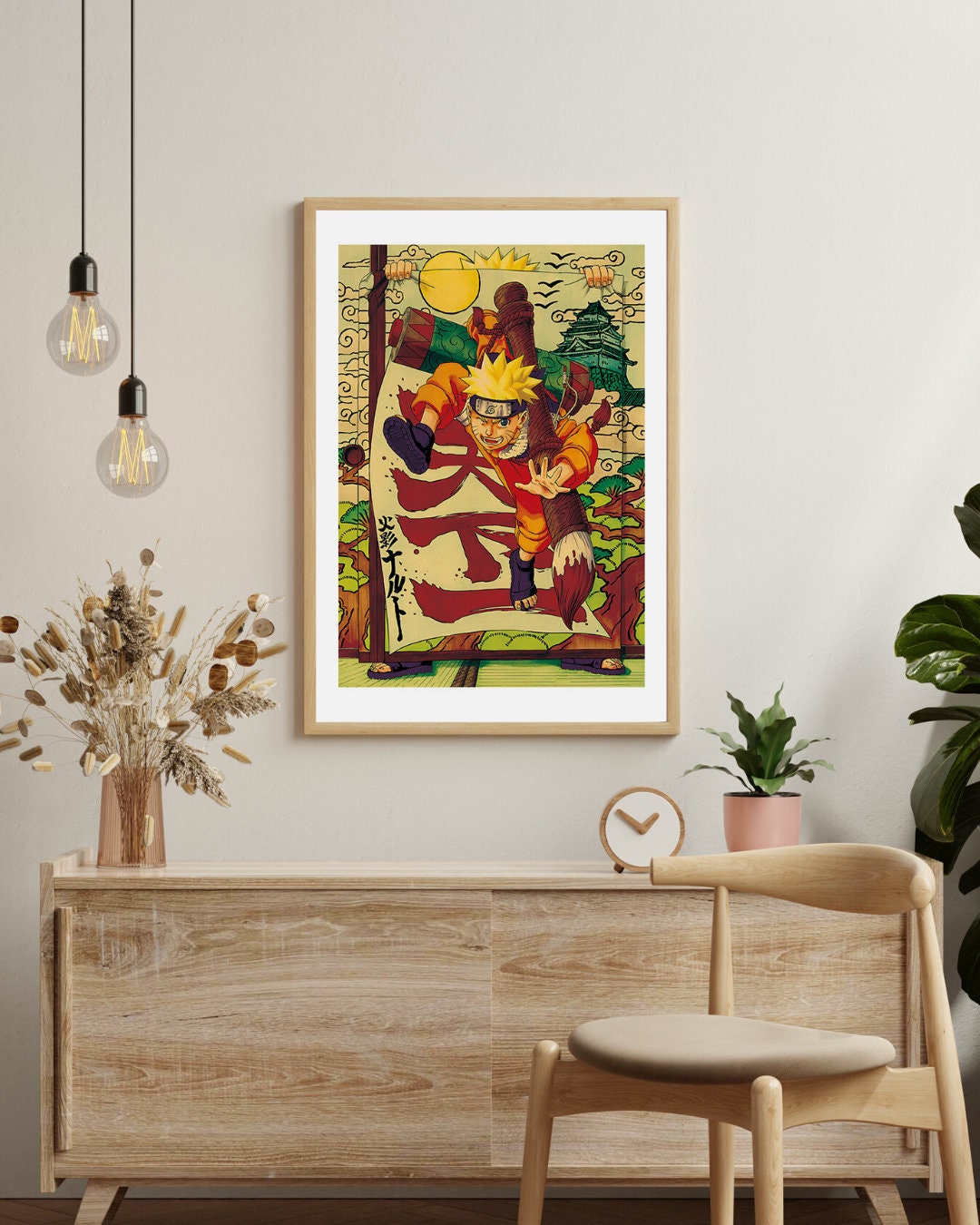 Naruto Retro Anime Kraft Paper Poster For Your Home Decor & Nostalgic Collector Lovers Gift