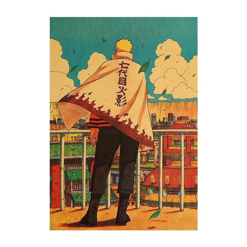 Retro Anime Kraft Paper Poster For Your Home Decor & Nostalgic Collector Lovers Gift