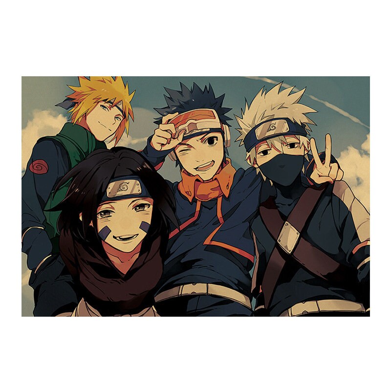 Retro Anime Kraft Paper Poster For Your Home Decor & Nostalgic Collector Lovers Gift