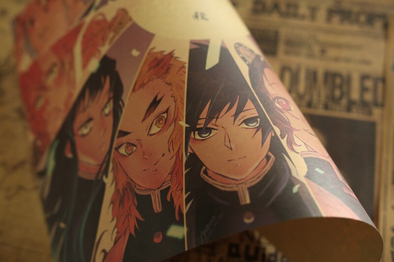 Retro Anime Kraft Paper Poster For Your Home Decor & Nostalgic Collector Lovers Gift