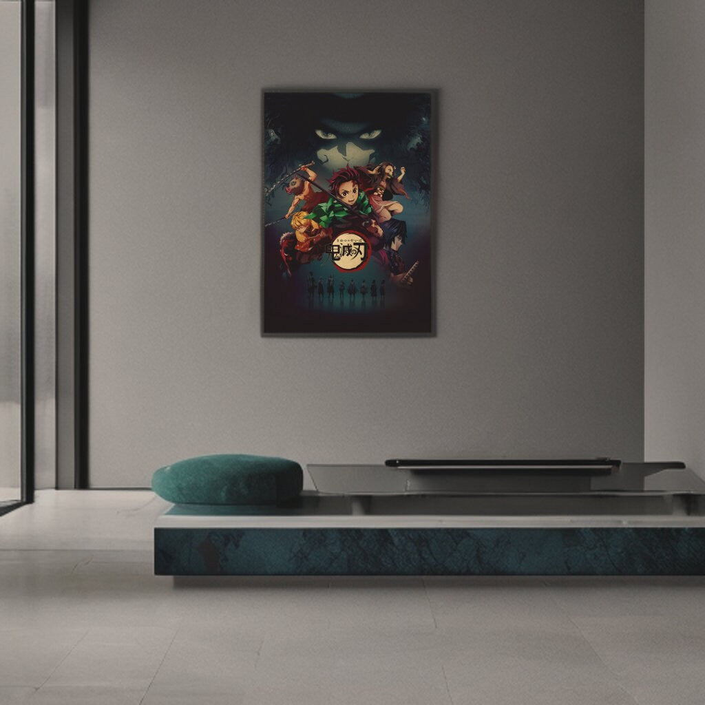 Retro Anime Kraft Paper Poster For Your Home Decor & Nostalgic Collector Lovers Gift