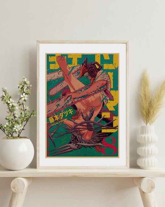 Retro Anime Kraft Paper Poster For Your Home Decor & Nostalgic Collector Lovers Gift
