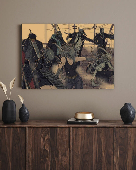 Chainsaw Man Retro Anime Kraft Paper Poster For Your Home Decor & Nostalgic Collector Lovers Gift