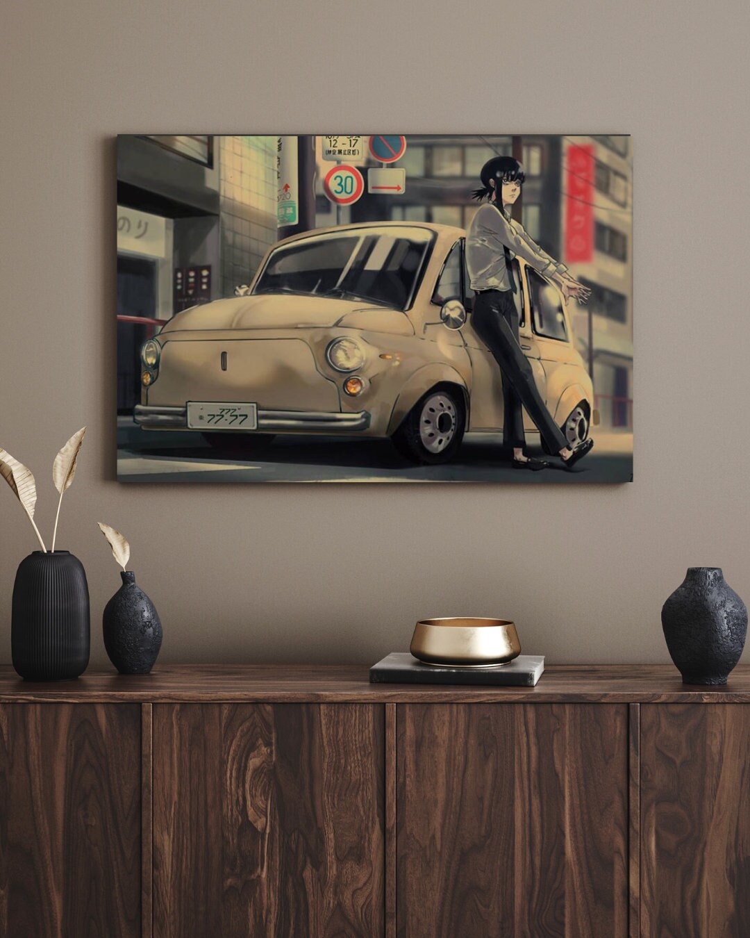Retro Anime Kraft Paper Poster For Your Home Decor & Nostalgic Collector Lovers Gift