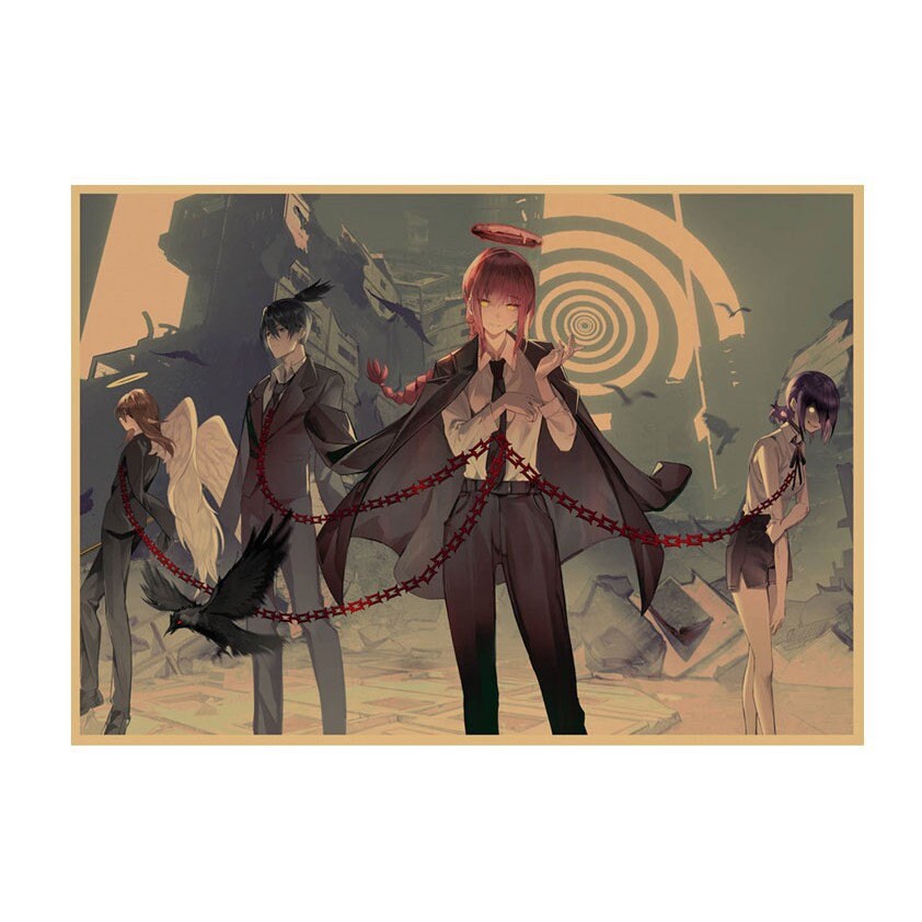 Retro Anime Kraft Paper Poster For Your Home Decor & Nostalgic Collector Lovers Gift