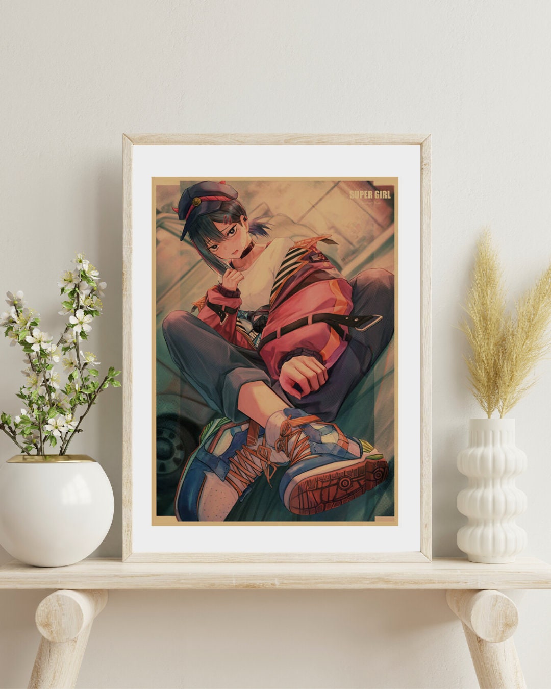 Chainsaw Man Retro Anime Kraft Paper Poster For Your Home Decor & Nostalgic Collector Lovers Gift
