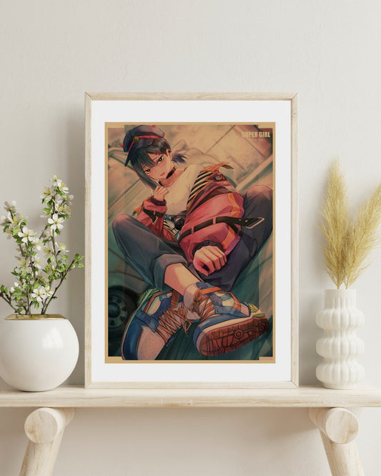 Chainsaw Man Retro Anime Kraft Paper Poster For Your Home Decor & Nostalgic Collector Lovers Gift