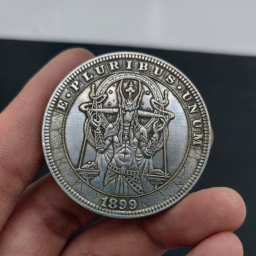 Horus Coin For Collectors Lovers, Every Day Carry Decision Coin Or Challenge Coin