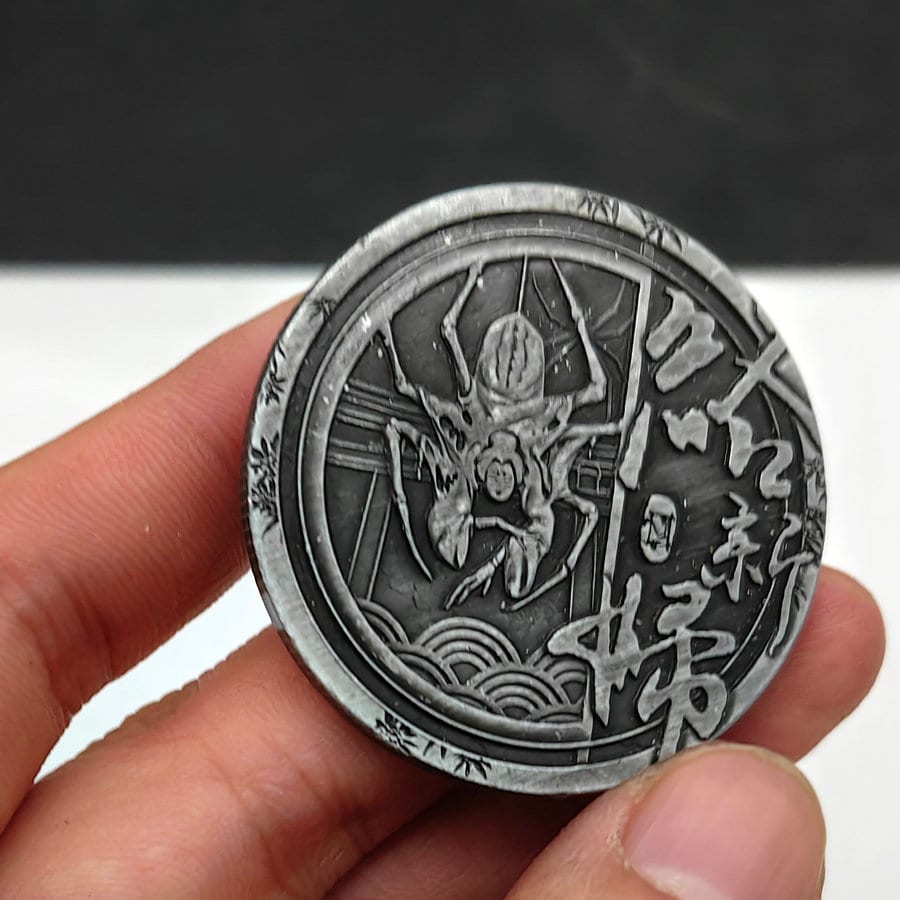 Nephila Coin For Collectors Lovers, Every Day Carry Decision Coin Or Challenge Coin