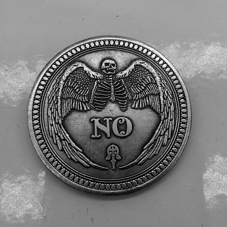 Yes Or No Coin For Collectors Lovers, Every Day Carry Decision Coin Or Challenge Coin