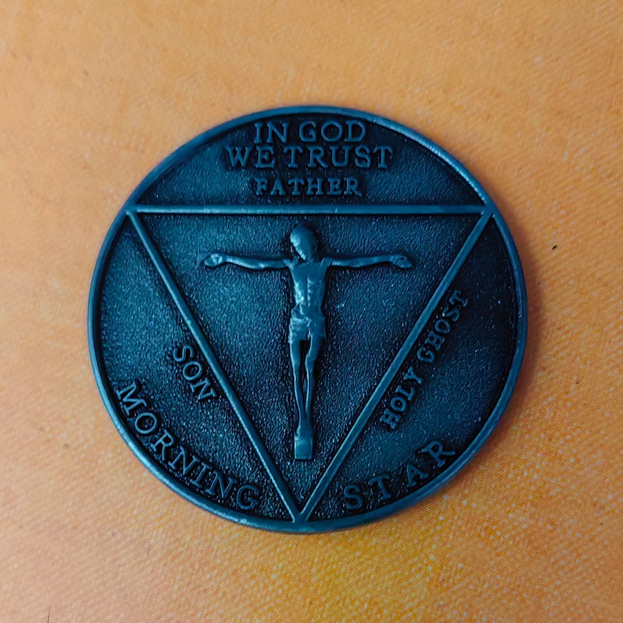 Demon Sheeps Head Coin For Collectors Lovers, Every Day Carry Decision Coin Or Challenge Coin