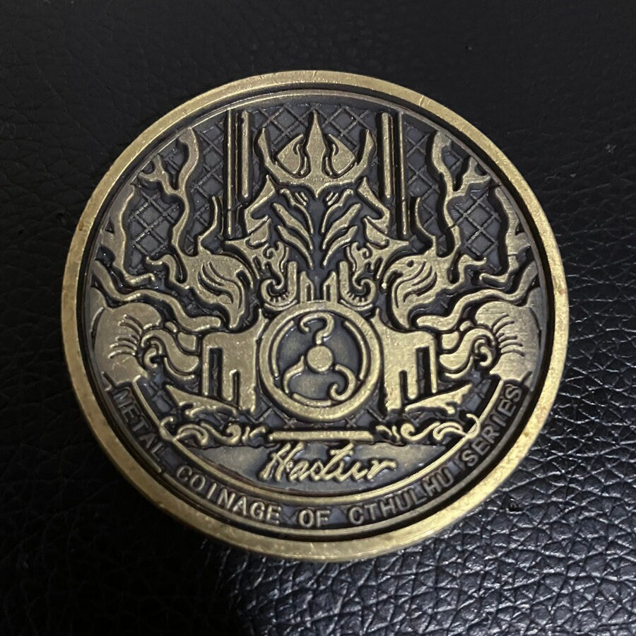 Cthulhu Coin For Collectors Lovers, Every Day Carry Decision Coin Or Challenge Coin