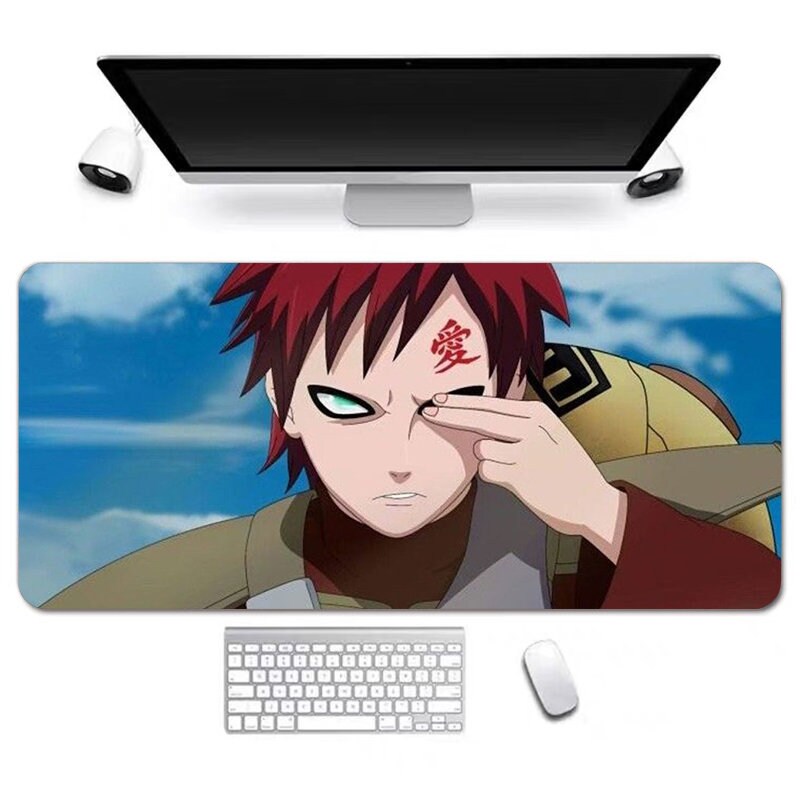 Retro Anime Desk Mat, Long Desk Mats, Aesthetic Gaming Mousepad, Christmas Birthday Gift Idea, Anime Game Mats, Gaming Mousepad