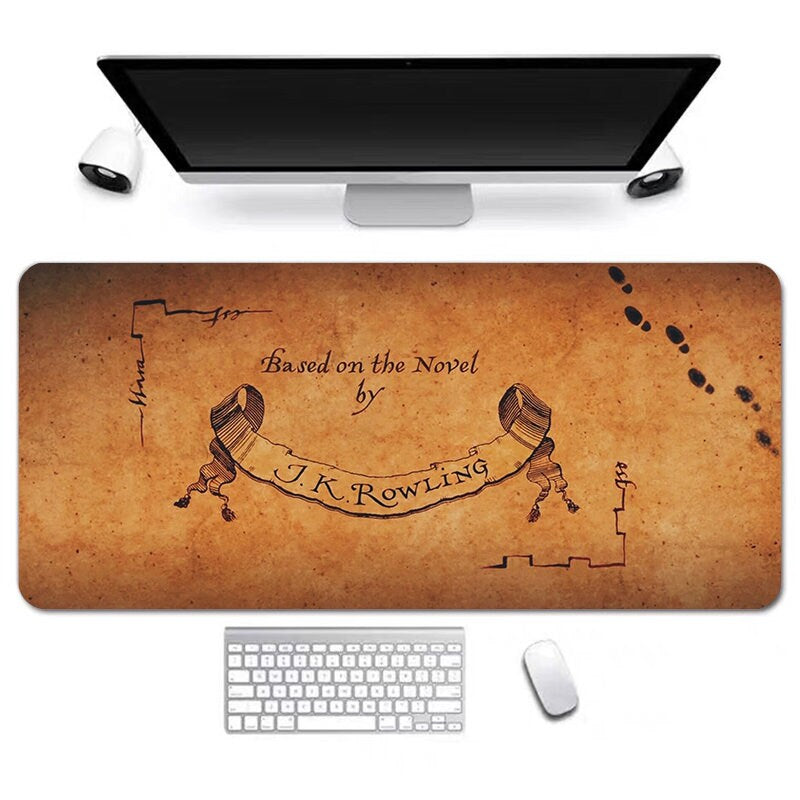 Magic School Anime Desk Mat, Long Desk Mats, Aesthetic Gaming Mousepad, Christmas Birthday Gift Idea, Anime Game Mats, Gaming Mousepad